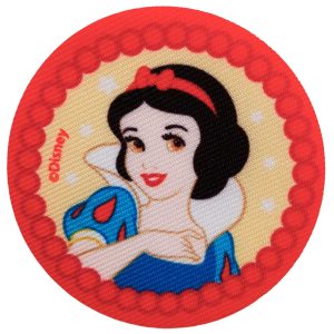 Parches Ropa Disney – Parche Impreso Ropa – Princesas – (licencia oficial) – Blancanieves – 7,0 x 7,0 cm. – Moda The Happy Patch