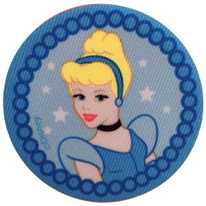Parches Ropa Disney – Parche Impreso Ropa – Princesas – (licencia oficial) – Cenicienta – 7,0 x 7,0 cm. – Moda The Happy Patch