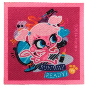 Parches Ropa Littlest Pet Shop – Parche Impreso Ropa – Animales – (licencia oficial) – Littlest Pet Shop – Mono Araña – Minka Mark – Mascotas – Tiernos – 6,4 x 6,4 cm. – Moda The Happy Patch
