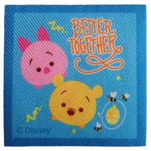 Parches Ropa Disney – Parche Impreso Ropa – (licencia oficial) – Disney Cuties – Winnie the Pooh & Friends – Animales – Cute Style – Tiernos – Baby – Bebé – Infantil – 6,5 x 6,5 cm. – Moda The Happy Patch