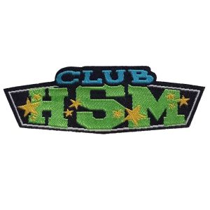 Parches Ropa Disney – Parche Impreso Ropa – (licencia oficial) – High School Musical – Logo HSM Club – Juvenil – 7,5 x 2,5 cm. – Moda The Happy Patch