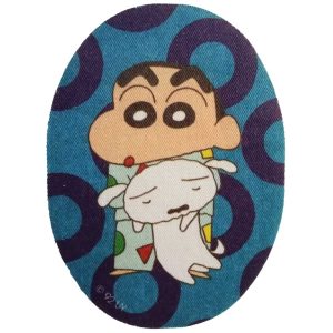 Parches Ropa Shin Chan – Parche Impreso Ropa – (licencia oficial) – Shin Chan & Nevado – Mascota – Perro – Gracios@s – 10,8 x 8,0 cm. – Moda The Happy Patch