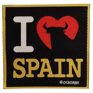 Parches Ropa Toro – Parche Tejido Ropa – Toro Bravo – (licencia oficial) – Animales – Símbolo – España – I Love Spain – 6,0 x 5,9 cm. – Moda The Happy Patch